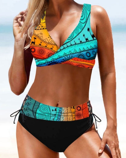 Earle - Colorful Bikini Swimsuit