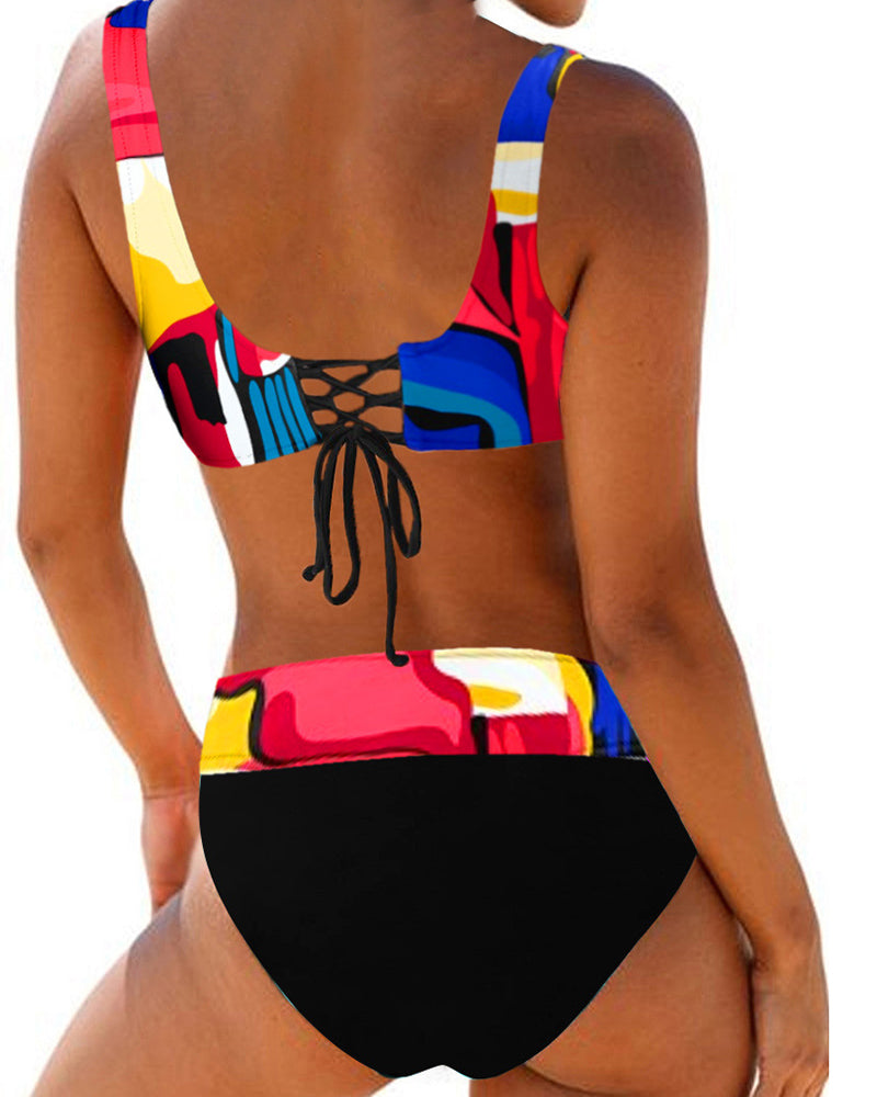 Earle - Colorful Bikini Swimsuit