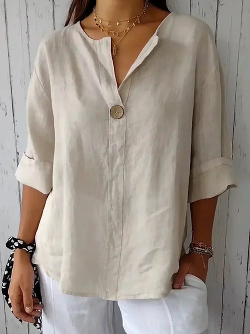 Jessa™ - Casual V-Neck Blouse