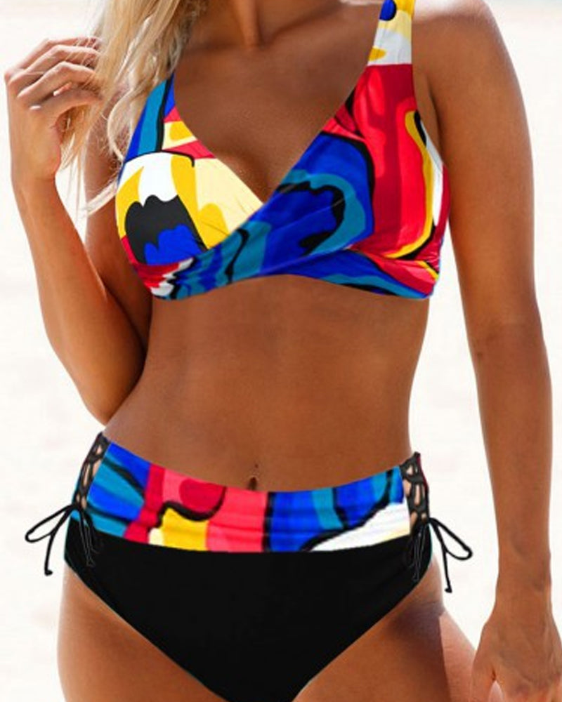 Earle - Colorful Bikini Swimsuit