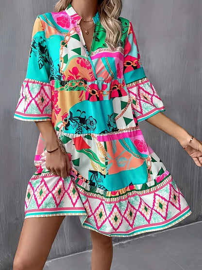 Cassandra™ - Colorful Summer Dress