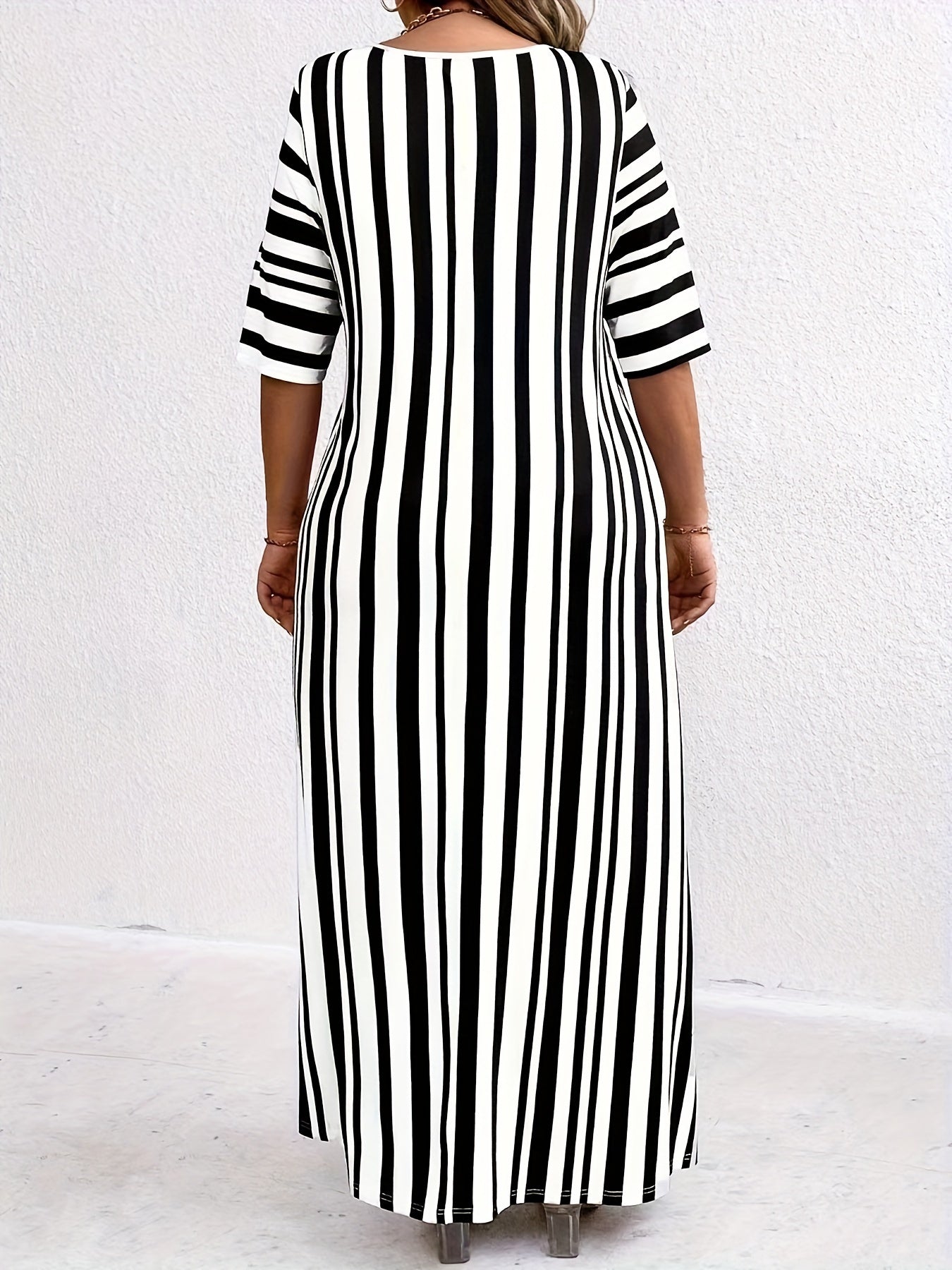 Tanja | Plus size striped dress