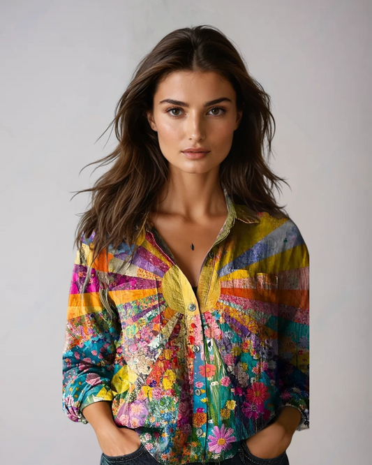 Tineke™ - Radiant Sunflower Blouse