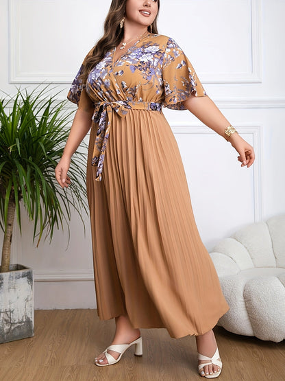 Alice | Plus size belted dress