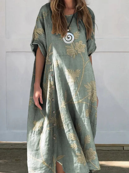 Adams™ | Kamile Linen Cotton Dress