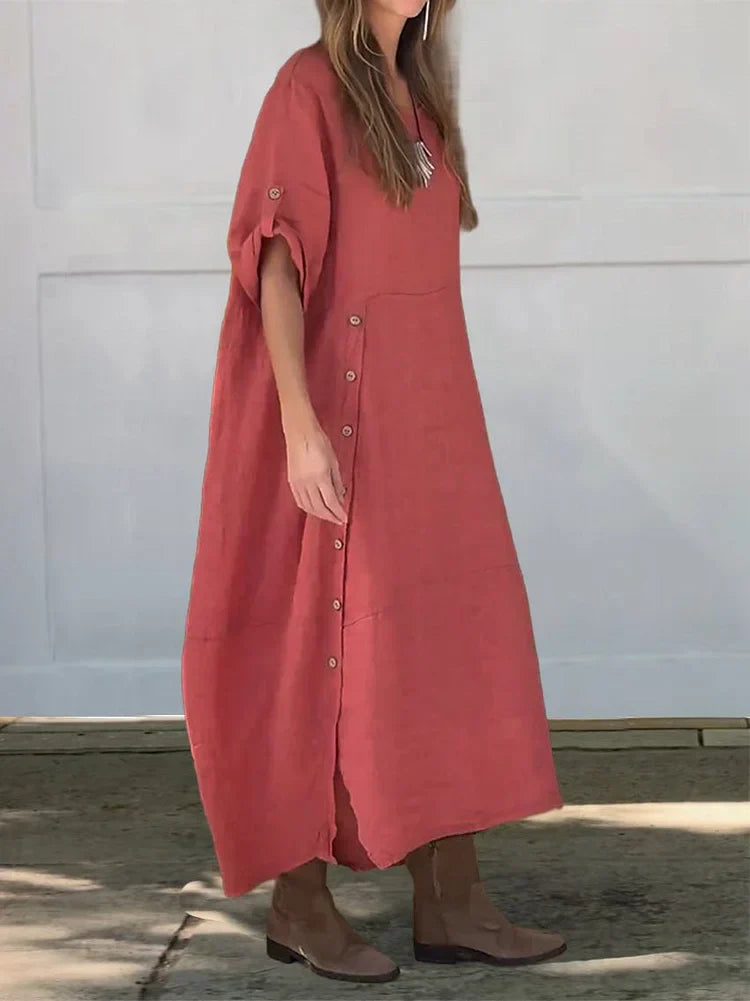 Adams™ | Kamile Linen Cotton Dress