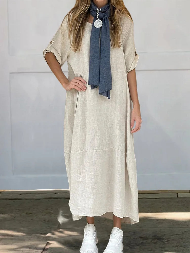 Adams™ | Kamile Linen Cotton Dress