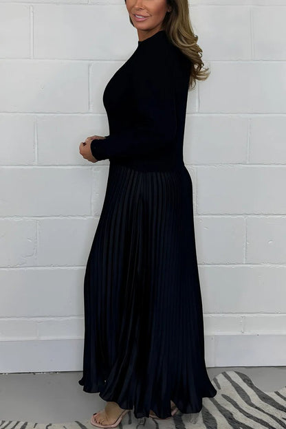 Adams™ | Long Sleeve Jumper + Pleated Bottom Dress