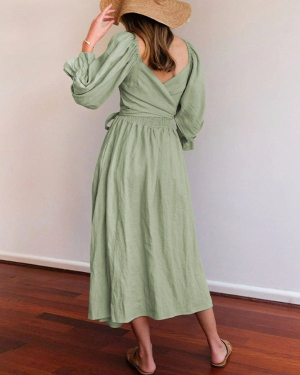 Adams™ | French Folded Sleeves Dress